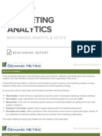 Marketing Analytics Benchmark Report