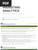 Marketing Analytics Benchmark Report