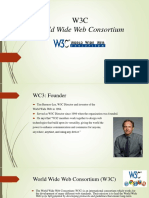 World Wide Web Consortium: Presented By: S Hrud I Tej. 2015114