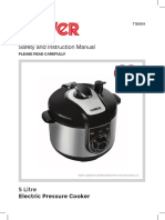 Safety and Instruction Manual: Electric Pressure Cooker