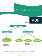 Solución Práctica Alcanos, Alquenos, Alquinos y Aromáticos