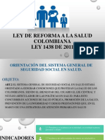 LEY de Reforma A La Salud Colombiana