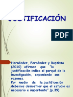 JUSTIFICACIÓN