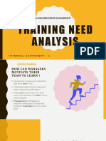 Training Need Analysis: Tushar Swaika Ayaan Midha