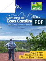 Mapa Caminho de Cora Coralina - Versão Livreto - Goiás Turismo 