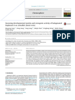 Assessing Developmental Toxicity and Estrogenic Activity of Halogenated Bisphenol A On Zebrafish (Danio Rerio) .