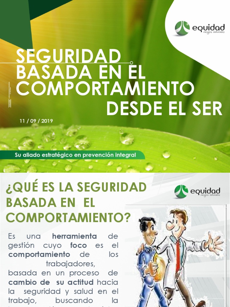 Seguridad Basada en el Comportamiento | PDF | Comportamiento | Evaluación