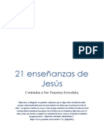 21 Enseñanzas de Jesús Confiadas A Santa Faustina