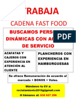 Afiche Busqueda de Trabajo