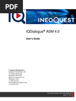 Iqdialogue Asm 4.0 User's Guide - Sug-Diaasm-007