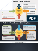 Porter's 5 Forces Slide Template