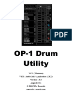 Op 1 Drum Util Manual