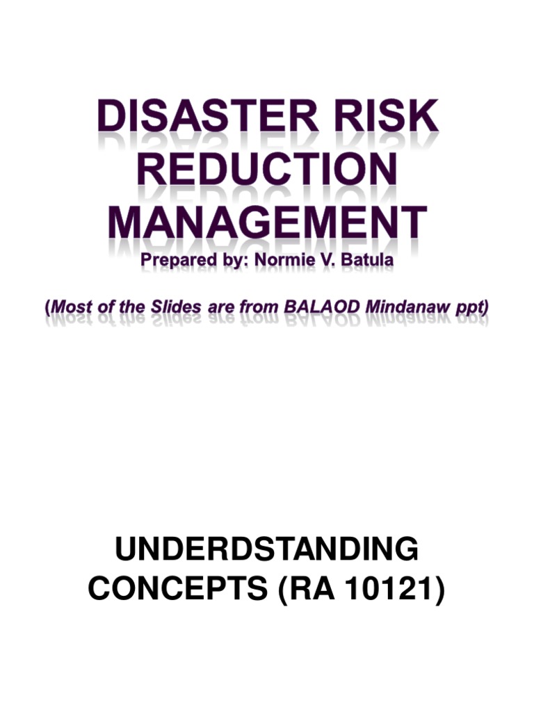 DRR and RF For Students | PDF | Hazards | Disaster Risk Reduction