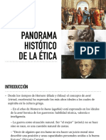 PANORAMA HISTÓRICO DE LA ÉTICA
