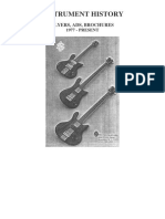 Instrument History: Flyers, Ads, Brochures