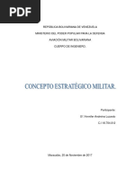 Concepto Estratégico Militar de La Fuerza Armada Nacional (1)