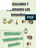 Miscelanea y Variedades Los Romaña