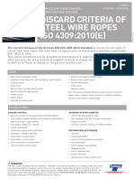 Discard Criteria For Steel Wire Ropes