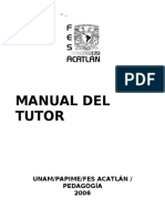 58442109 Manual Del Tutor de La Lic en Pedagogia