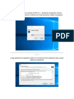 Al Terminar de Descargar El Archivo de Dev C