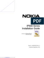 IP500 Series Installation Guide: Part No. N450452003 Rev. A Published September 2002