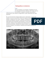 Radiografías en Ortodoncia
