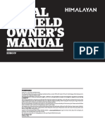 Royal Enfield Himalayan Owners Manual