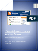 Blog Con Blogger - Leonardo Pantoja