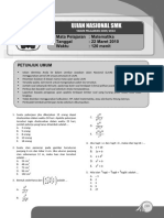 Matematika Pariwisata 2008-2012