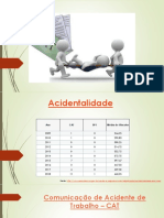 Acidentalidade e CATs 2009-2018