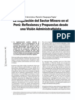 La regulación del sector minero en el Perú desde una visión administrativista