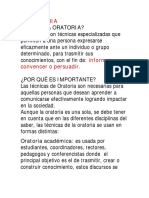 La Oratoria PDF