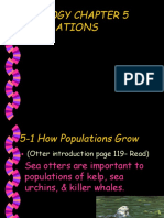 Biology Chapter 5 Populations
