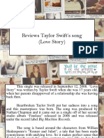 Reviews Taylor Swift's Song (Love Story)