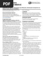 Instruções declaração EUA