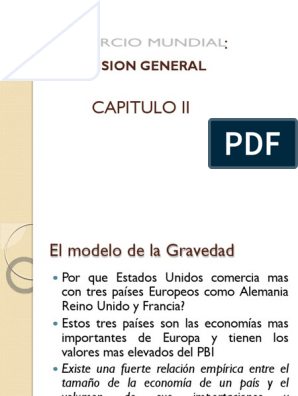 Clase 2 Comercio Mundial Una Vision General | PDF | Globalización | Comercio