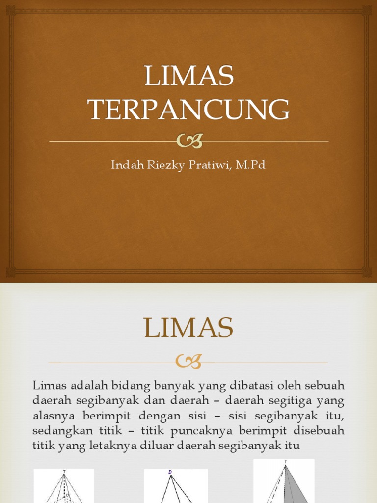 Limas Terpancung | PDF
