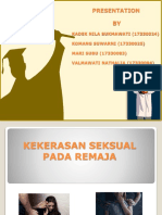 Kekerasan Sexsual Pada Remaja