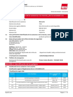 Ficha de Datos de Seguridad - Mercurio