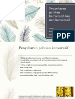 Penyebaran Polutan Konveratif Dan Non Konveratif