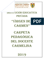 Carpeta Pedagogica 2019 - 5 Años - Vanessa