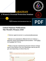 Ligtas Kababaihan: A Women's Personal Protection Seminar