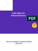 Slide Deck 10 Federal Elections