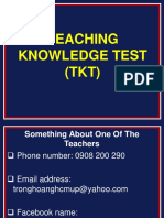 Teaching Knowledge Test (TKT)