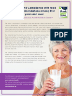 Dairy Intakes and Compliance With Food Pyramid Recommendations Among Irish Adults Aged 65 Years and Over