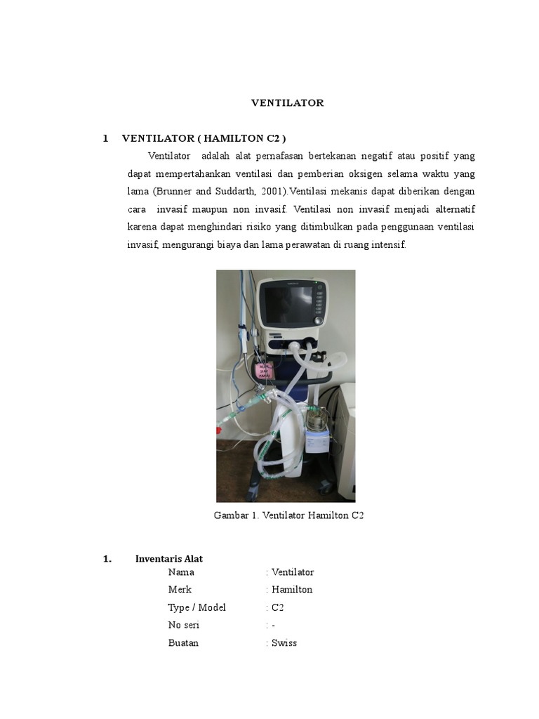 Laporan Praktikum Ventilator Bhd Triage Pdf