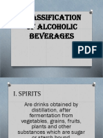 Classification of Alcoholic Beverages