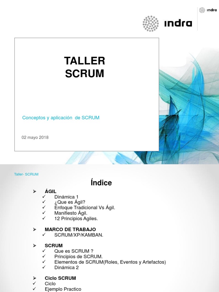 Taller Práctico de Scrum y Agile | PDF | Desarrollo Ágil de Software ...