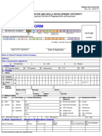 TESDA Application Form