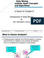 Lecture Notes For Chapter 8: by Tan, Steinbach, Kumar